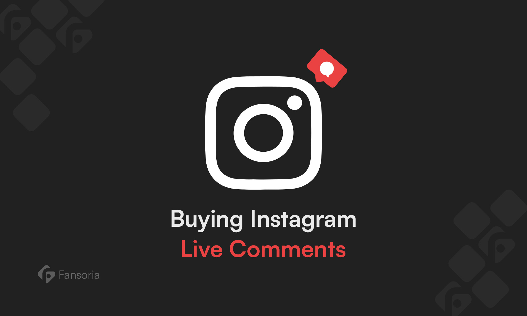 Comprando Comentários ao Vivo no Instagram