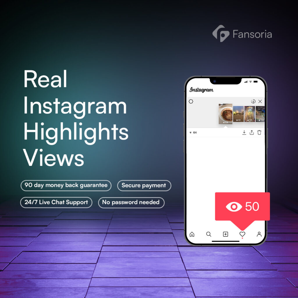 Real Instagram highlights views