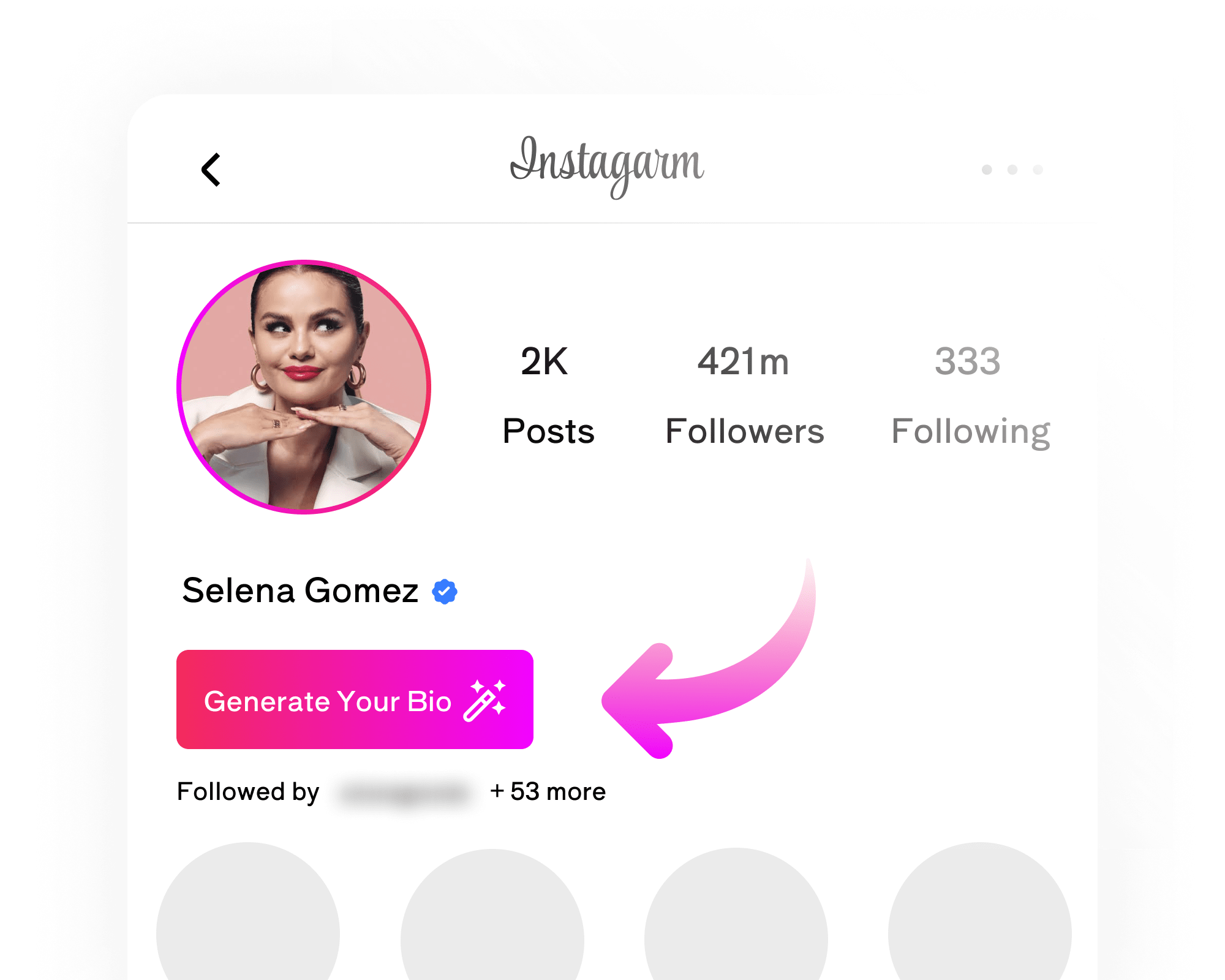 Gerador de Bio do Instagram