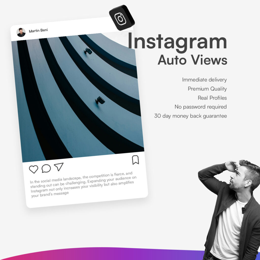 Comprar visualizações automáticas do Instagram