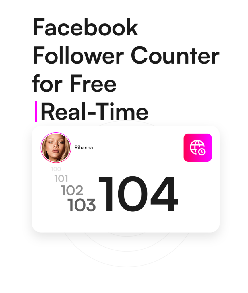 Contador de seguidores de Facebook gratis en tiempo real