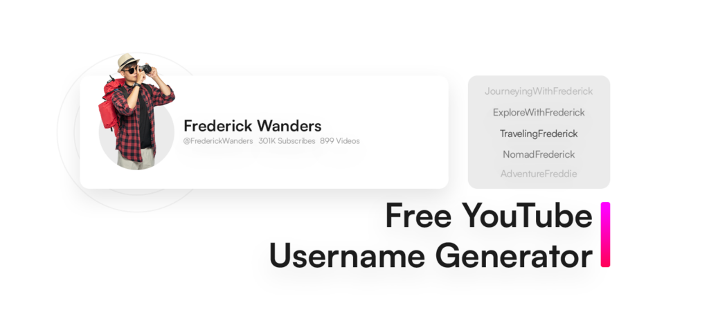 Free YouTube Username Generator