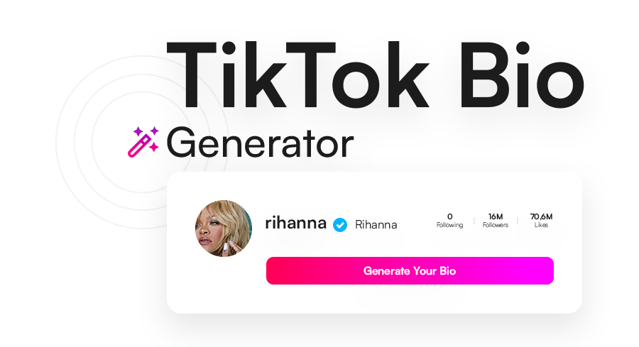 Gerador de Bio para TikTok
