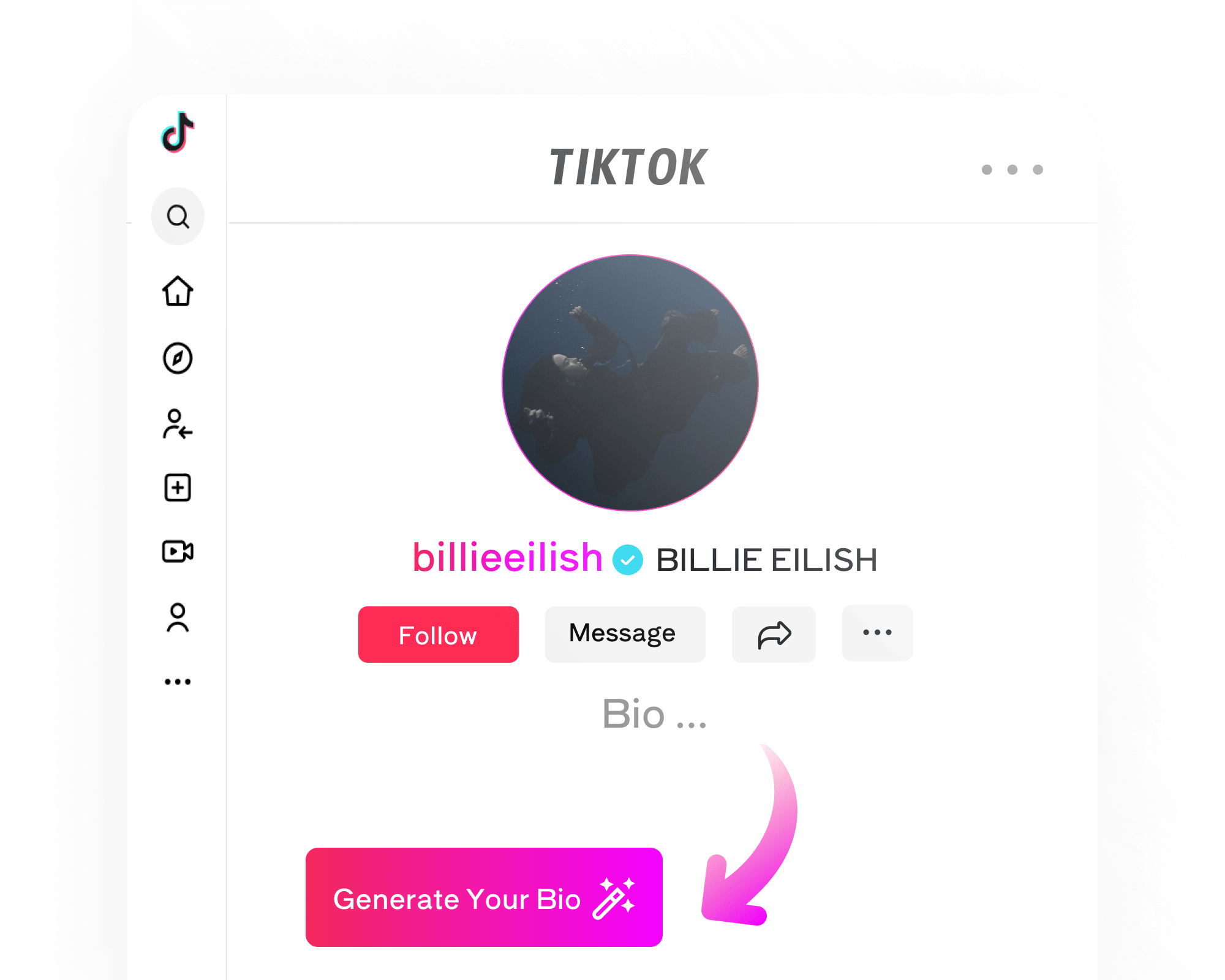 Gerador de Bio do TikTok
