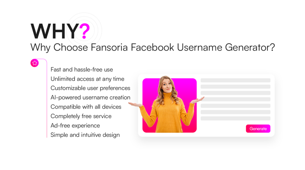 Generatore di nomi utente Facebook