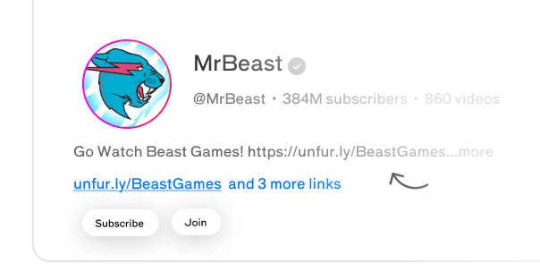 Youtube bio generator
