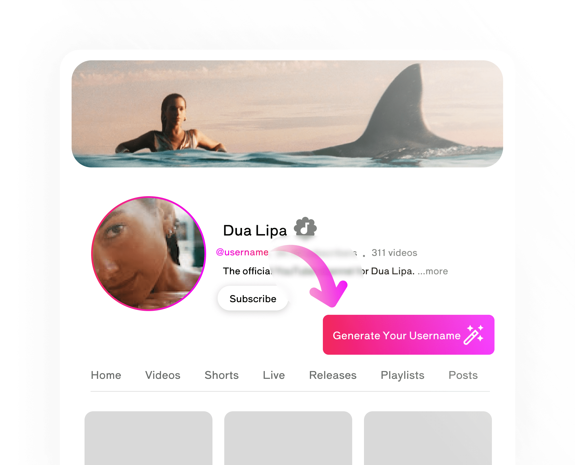 Youtube username generator
