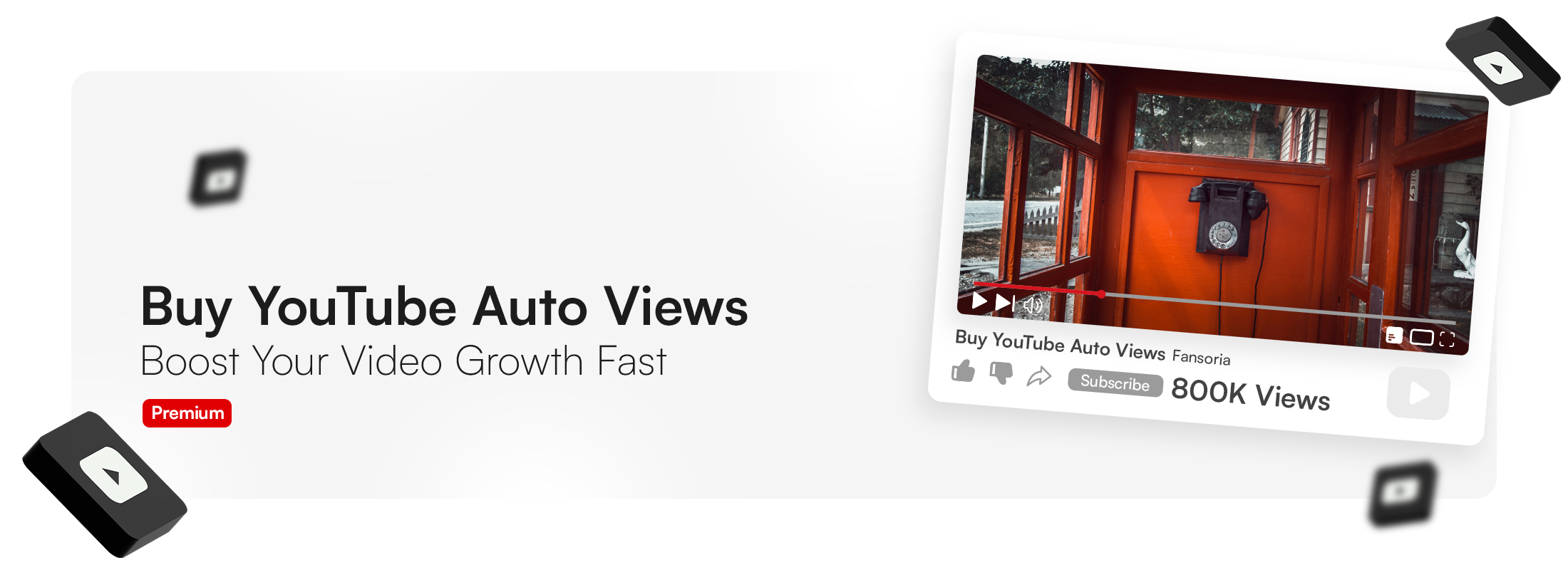 Kup auto wyświetlenia YouTube