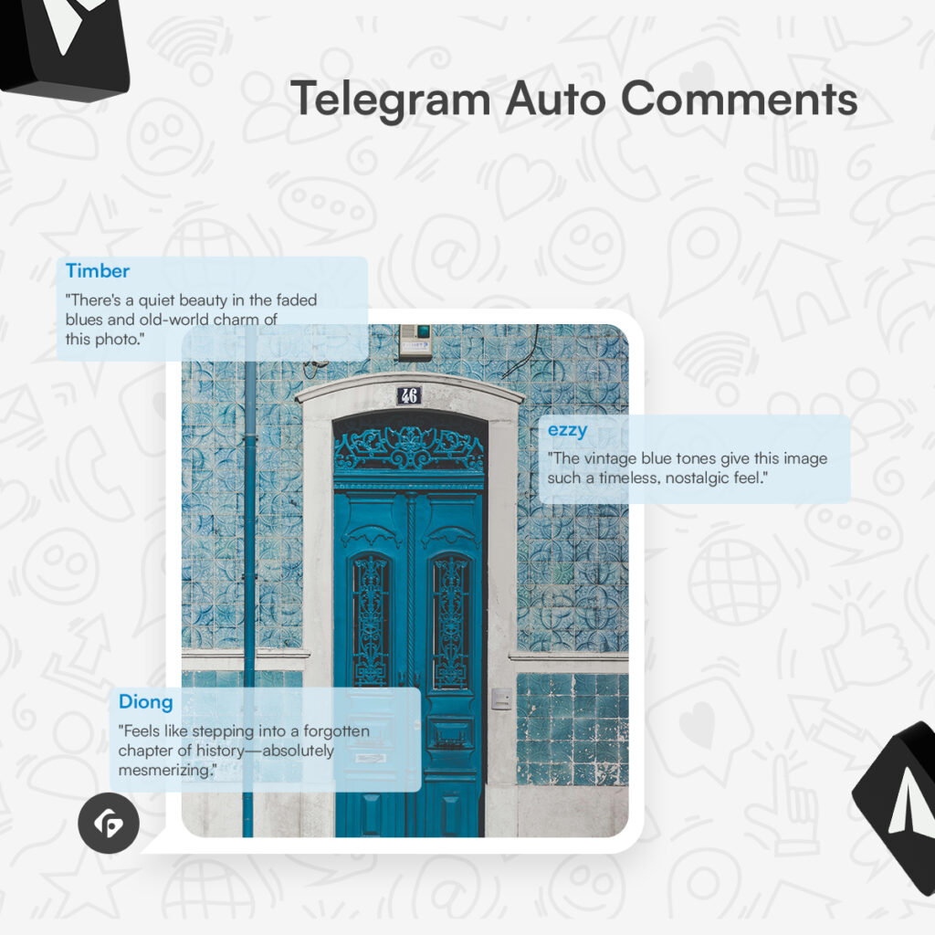 Real Telegram Auto Comments
