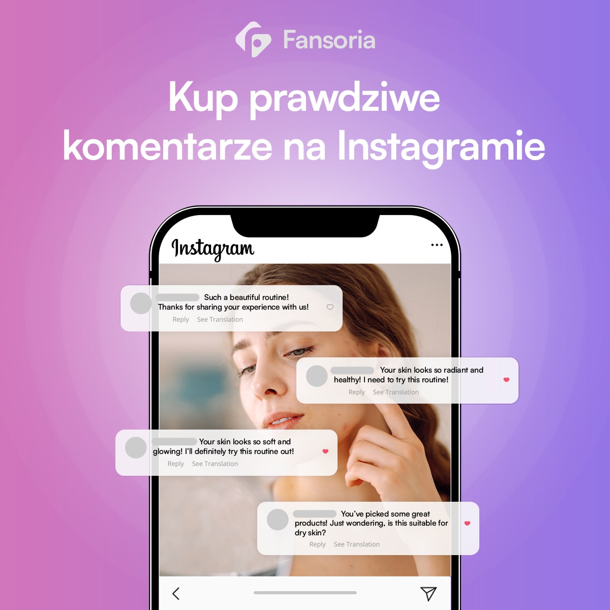 Kup prawdziwe komentarze na Instagramie