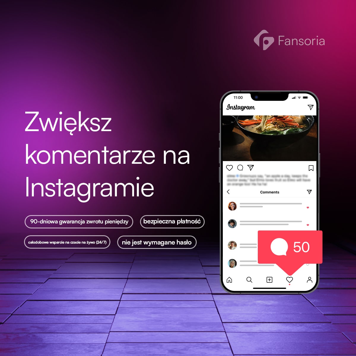 Kup Komentarze na Instagramie