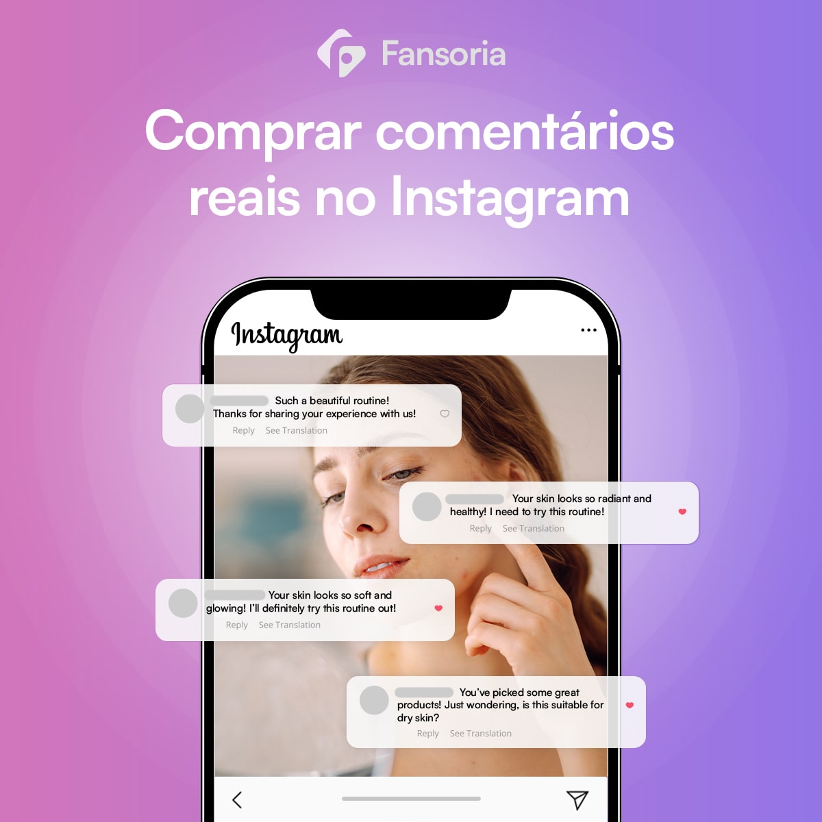 Comprar Comentários Reais do Instagram