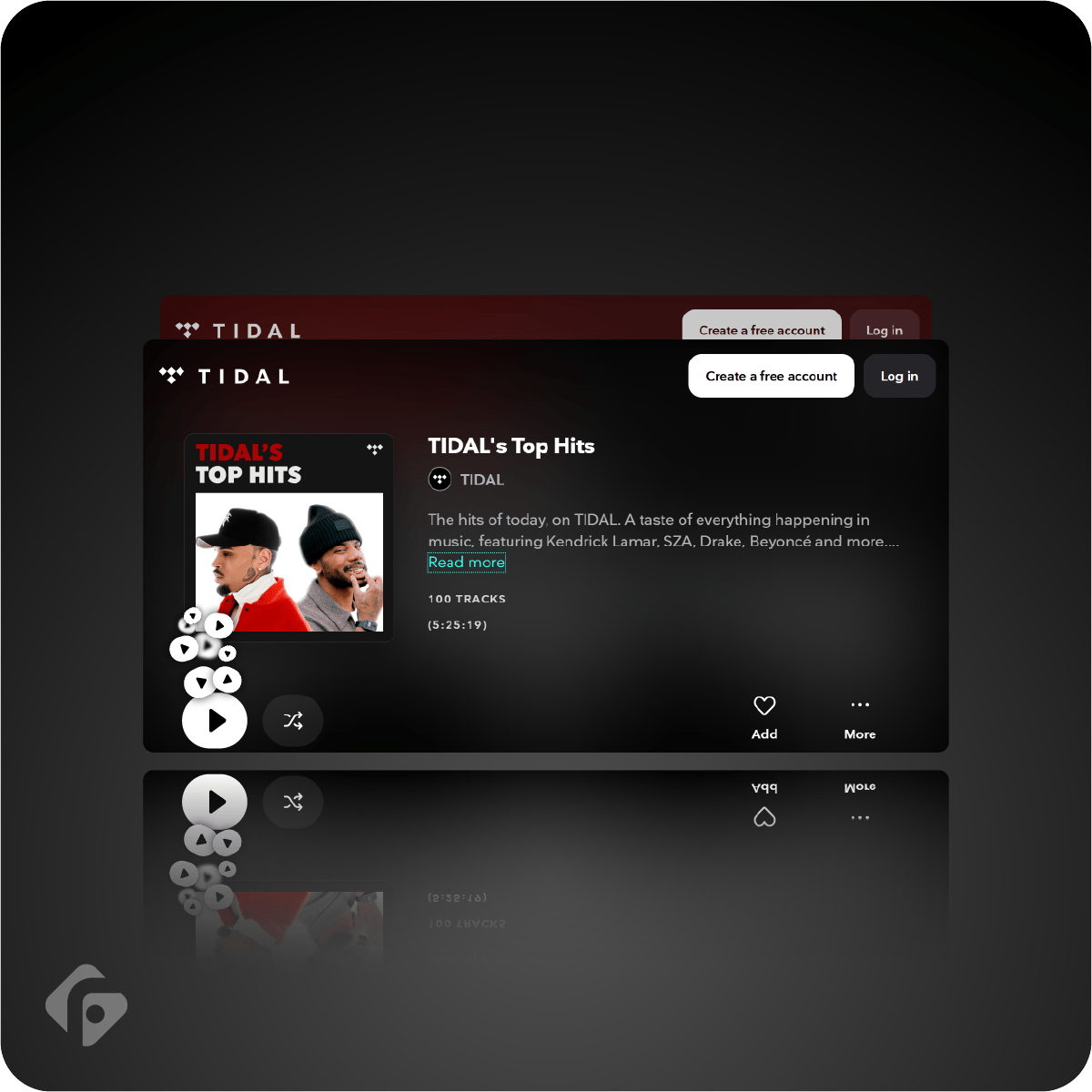 Tidal Play list min