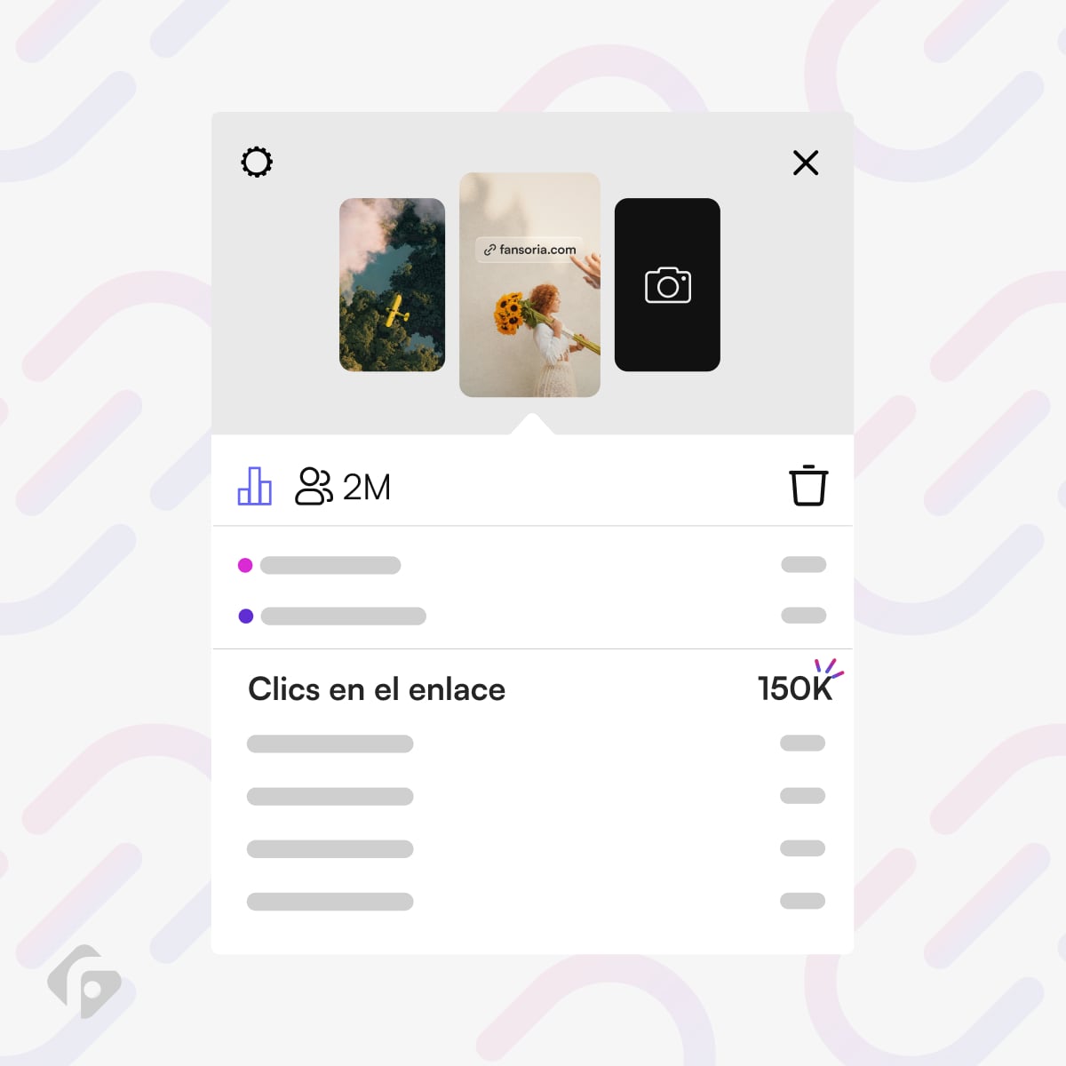 Etiquetas de Instagram Story Touches - Después