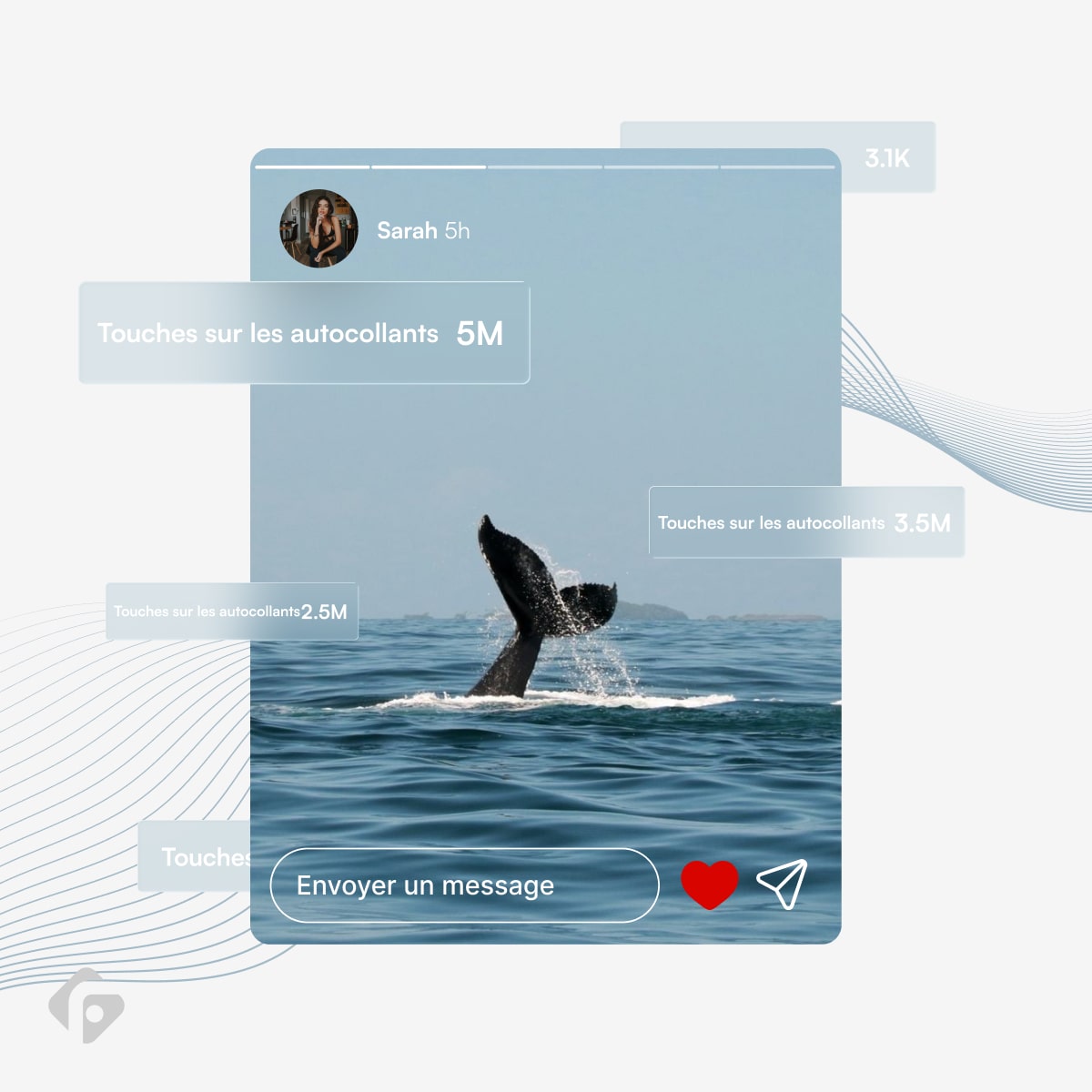 Clics sur les tags des stories Instagram - Après