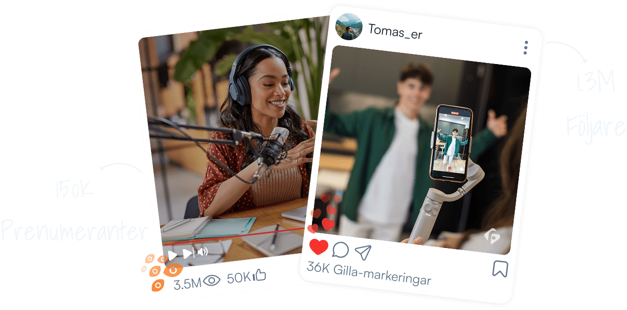 Betrodd av influencers