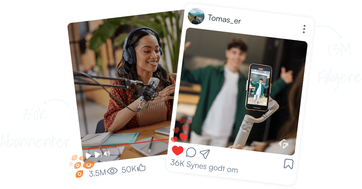 Betroet af influencere