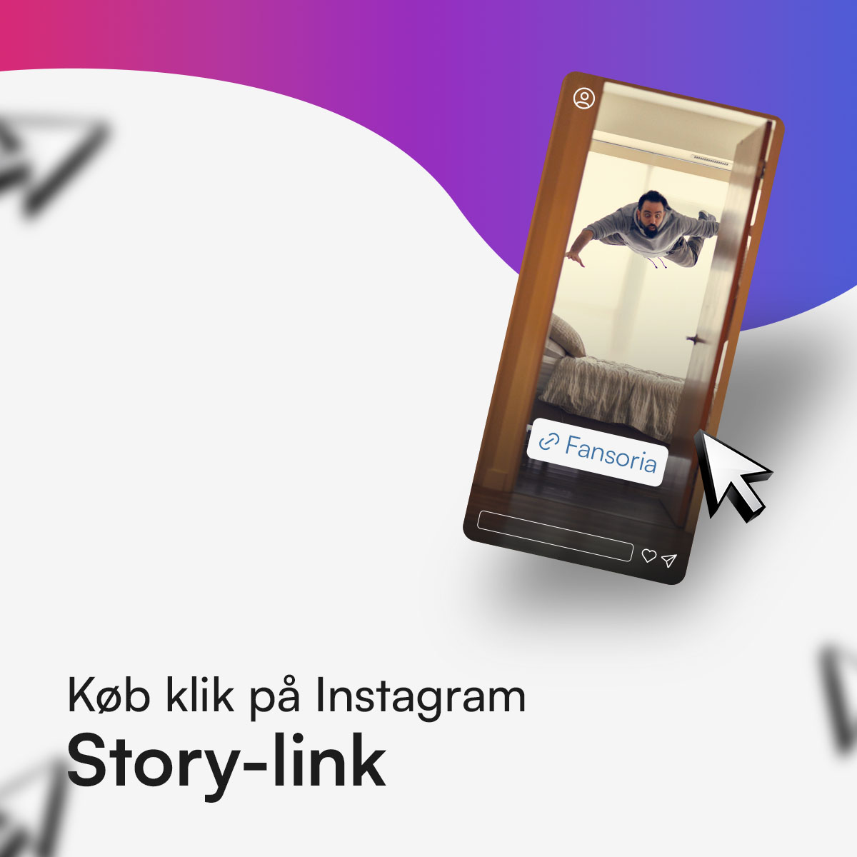 Køb Instagram Story-link Klik fra Fansoria