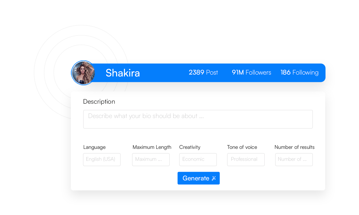 Allt om vår gratis instagram bio generator 1