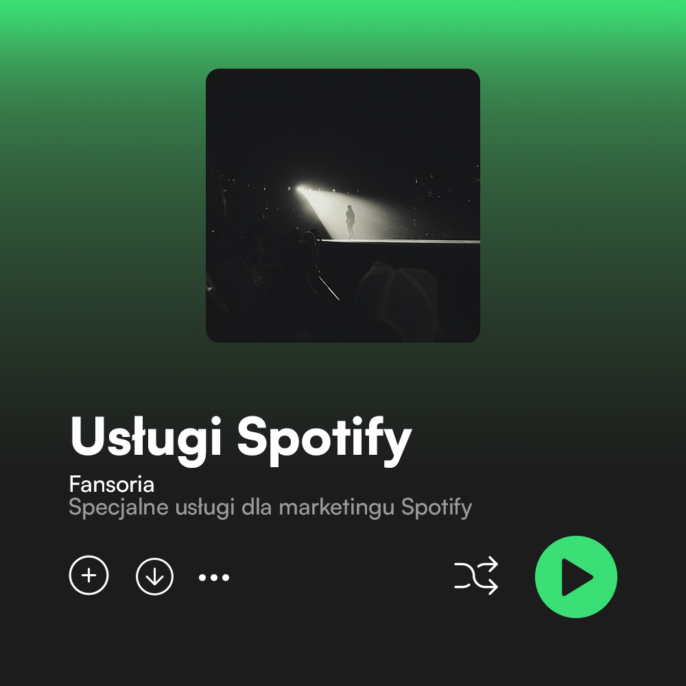 Fansoria Specjalne Usługi dla Marketingu na Spotify