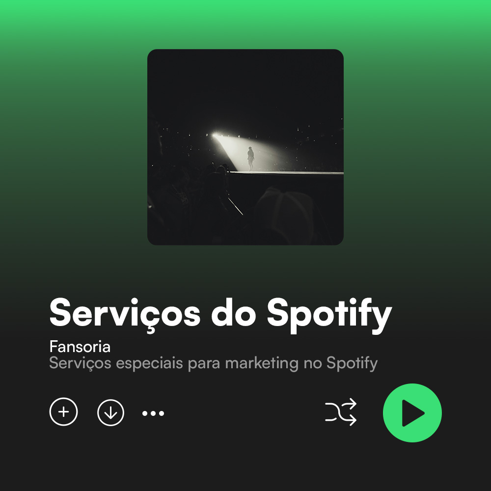 Fansoria Serviços Especiais para Marketing no Spotify