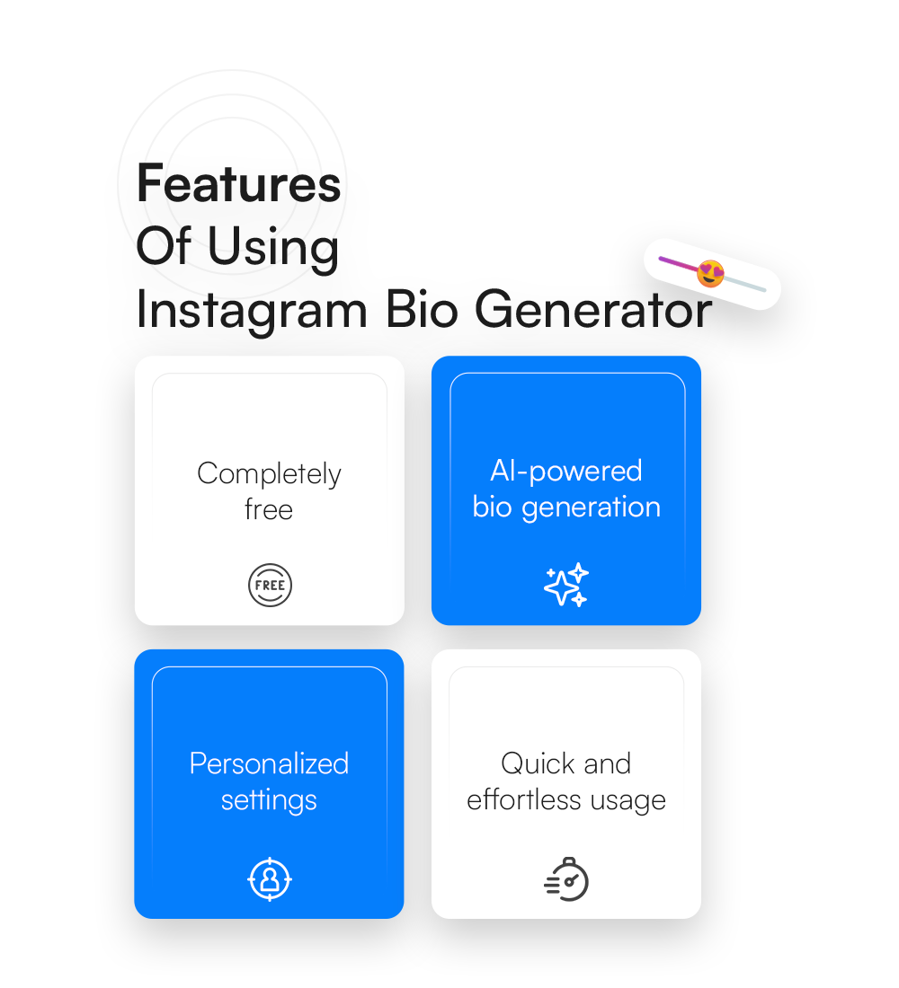 Funktioner av att använda Instagram Bio Generator 1