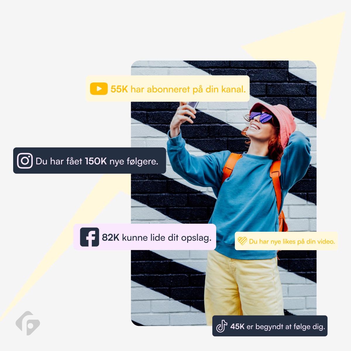 Gået viralt på sociale medier