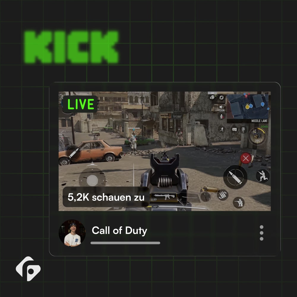 Livestream auf Kick