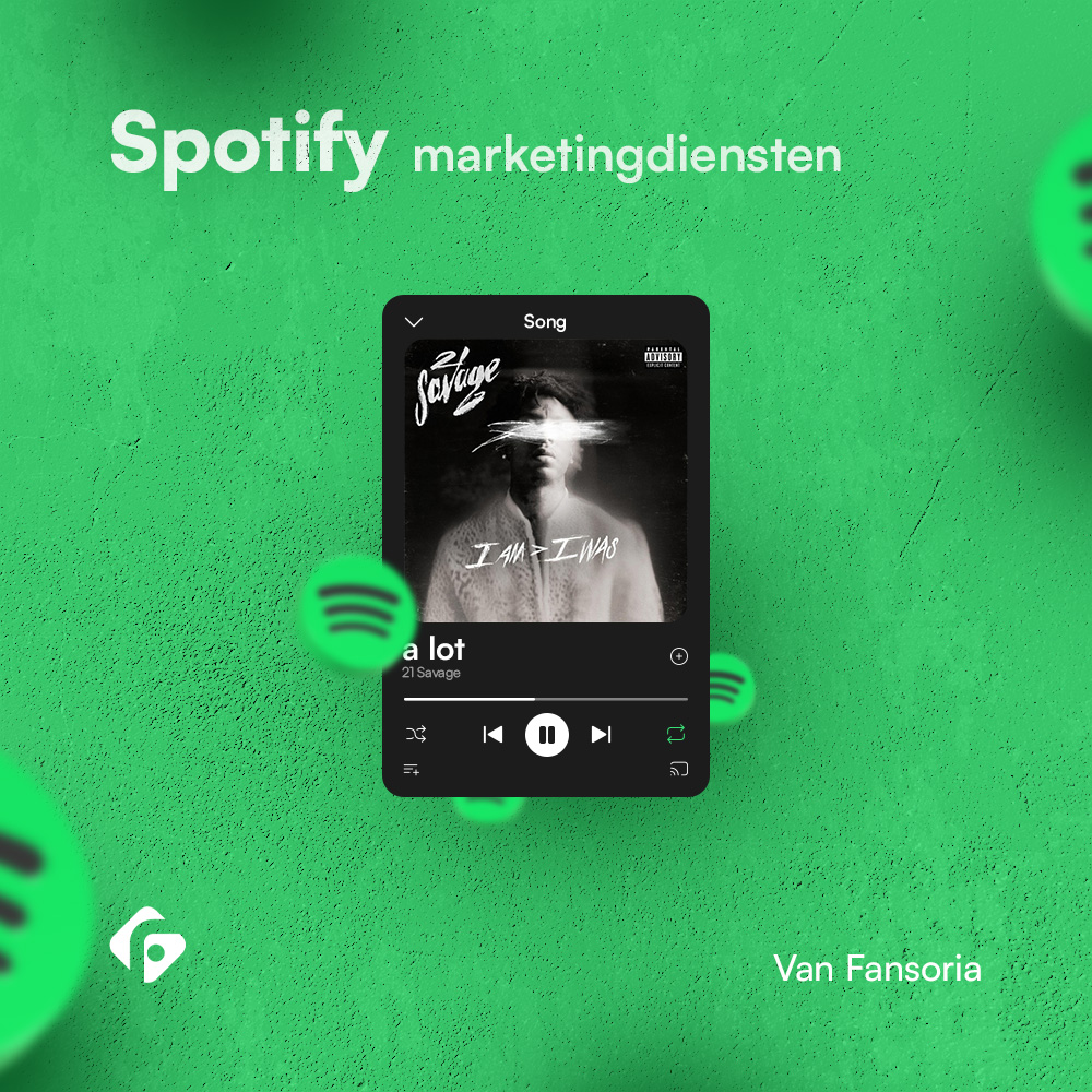 Spotify Marketing service van Fansoria