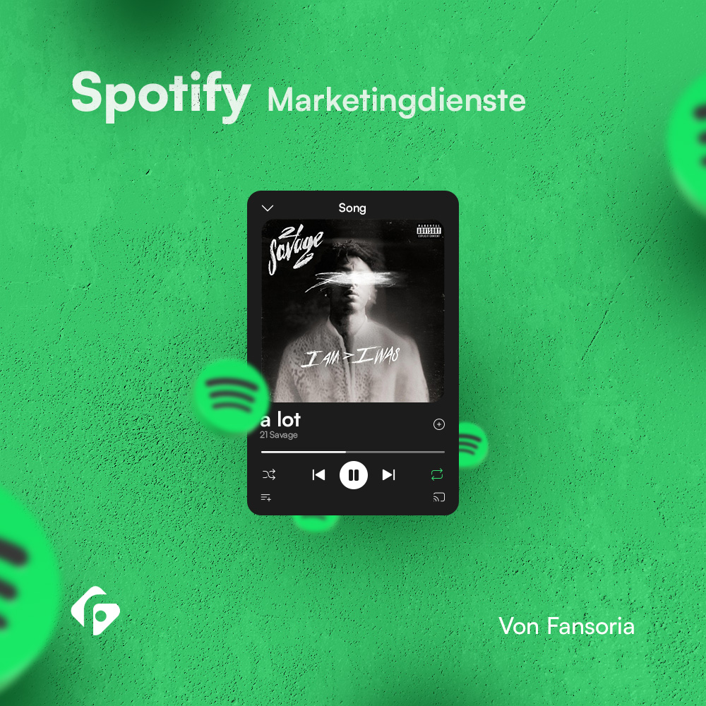 Spotify Marketing service von Fansoria
