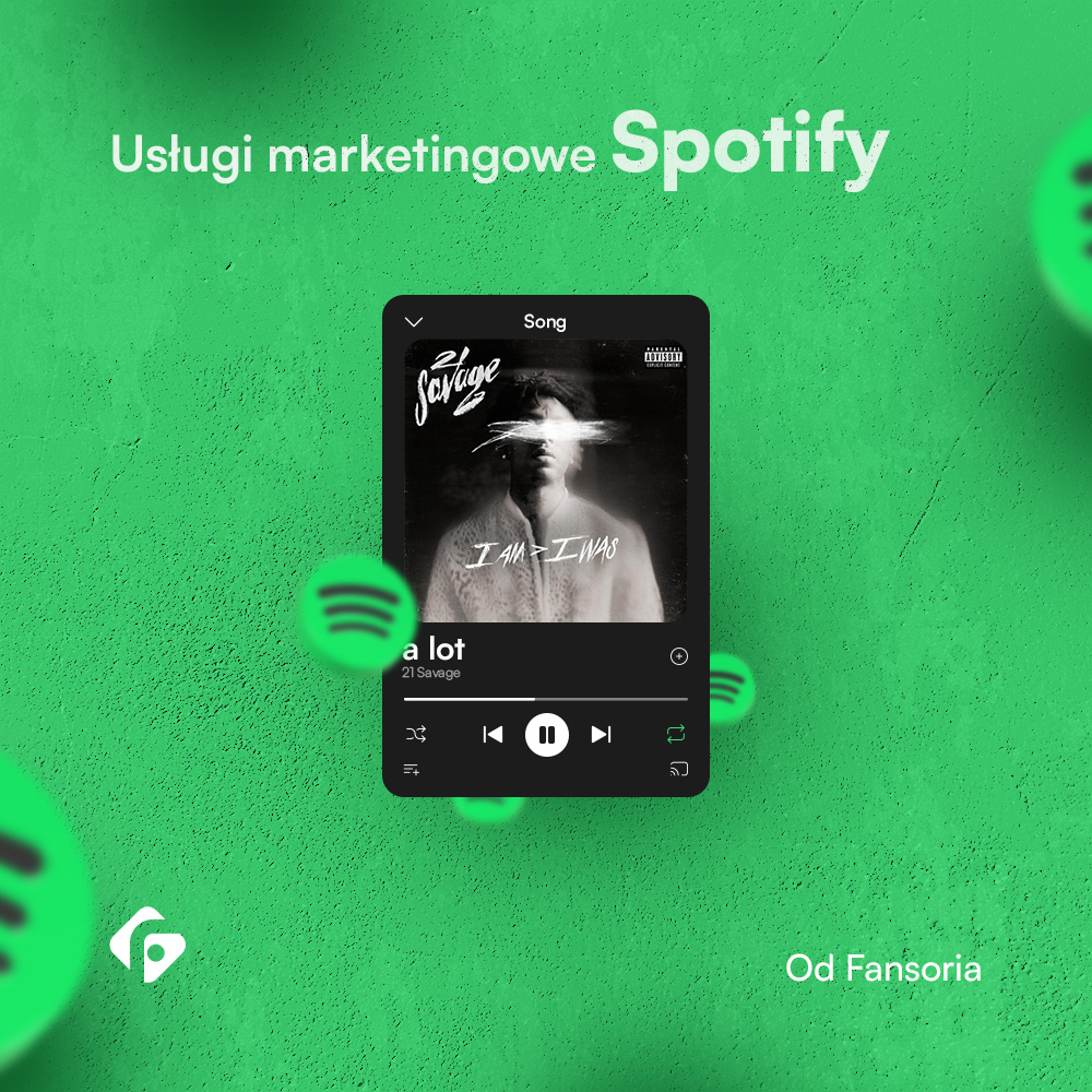 Usługa marketingowa Spotify od Fansoria