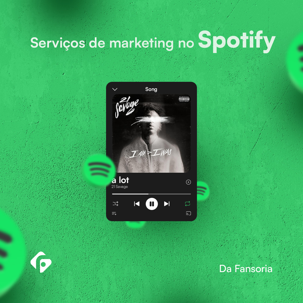 Serviço de marketing Spotify da Fansoria