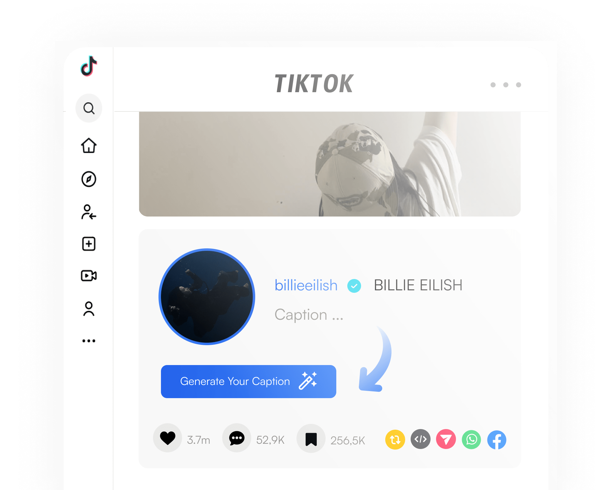 Générateur de légendes TikTok