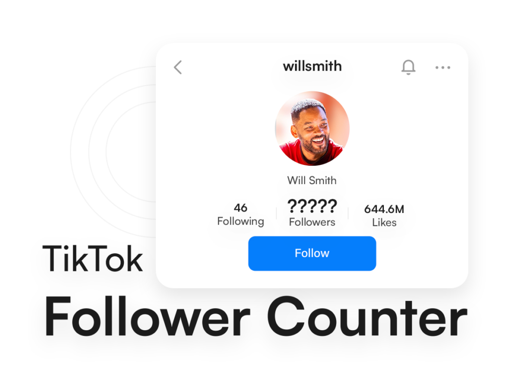 Contatore Followers TikTok