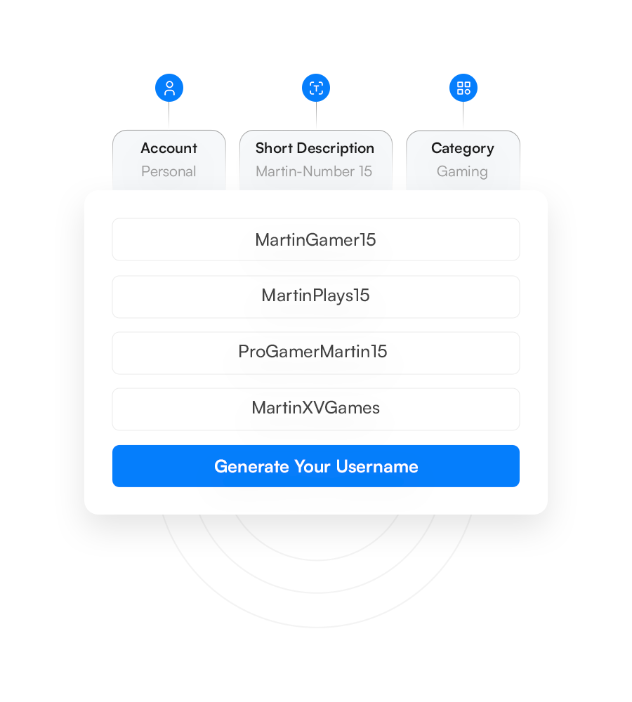 Generatore di username TikTok