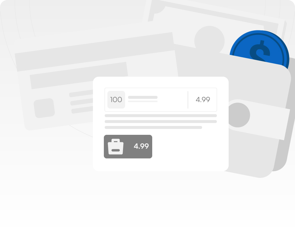 Geen verborgen kosten functies