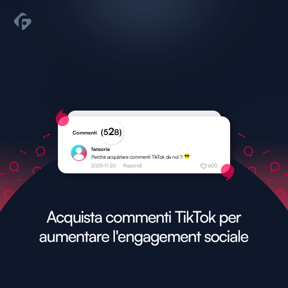 Compra commenti TikTok