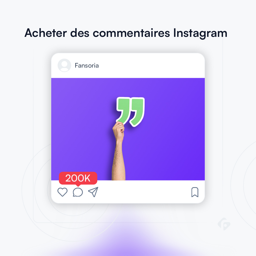 Acheter des Commentaires Instagram