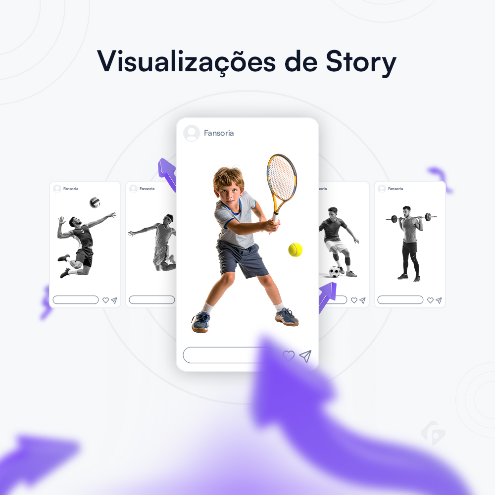 Visualizações de Stories do Instagram