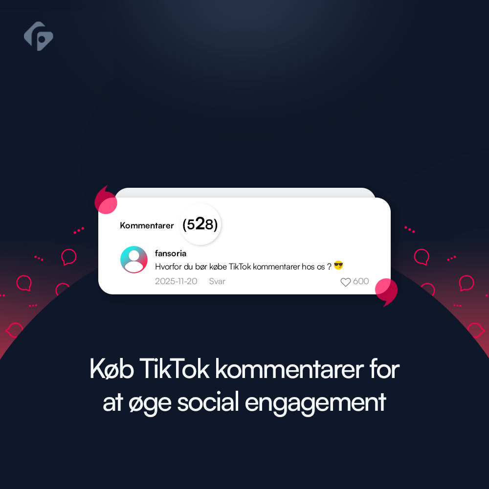 Køb TikTok kommentarer