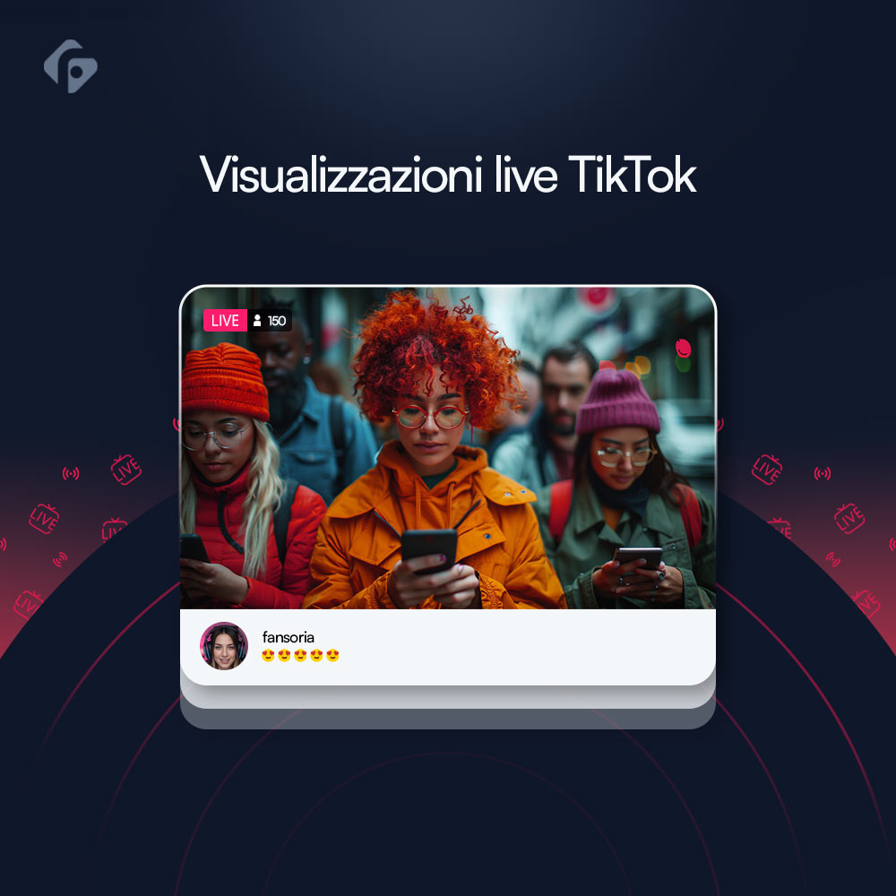 Visualizzazioni Live Stream di TikTok