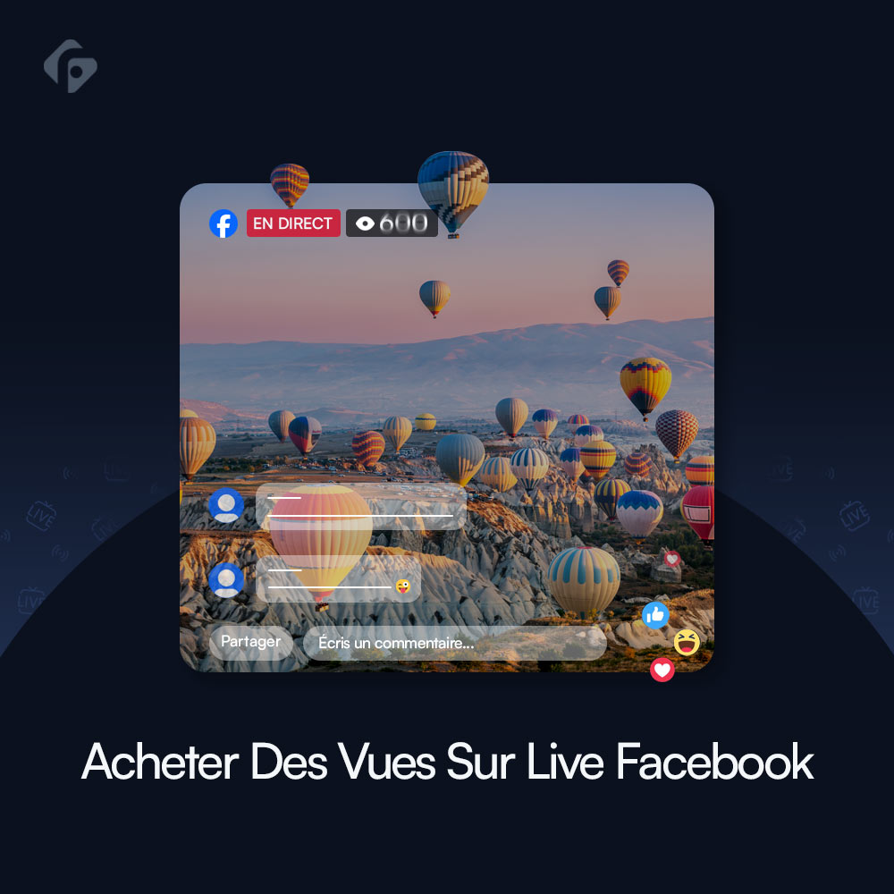 Acheter des Vues pour Livestream Facebook