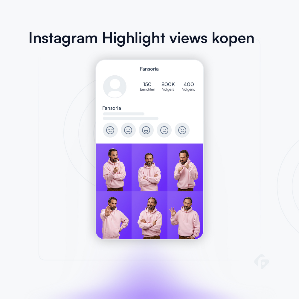 Koop Instagram Highlight weergaven