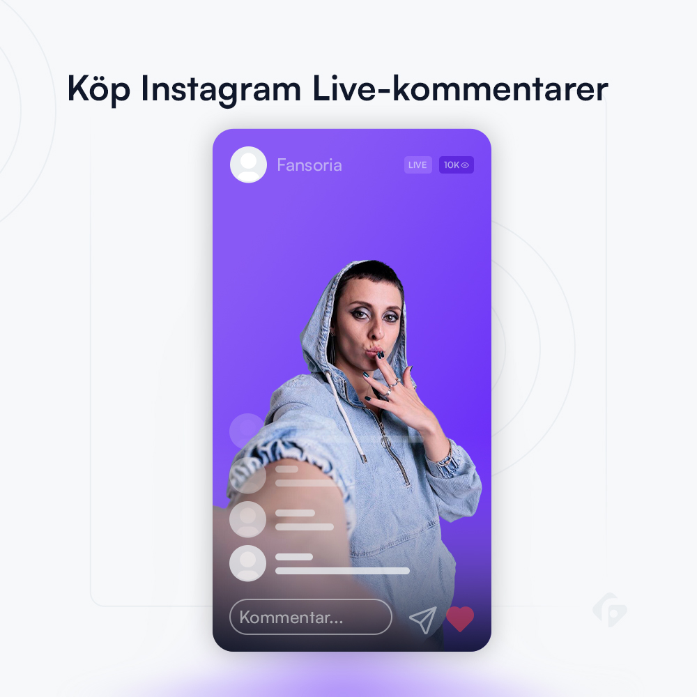 Köp Instagram Live Kommentarer