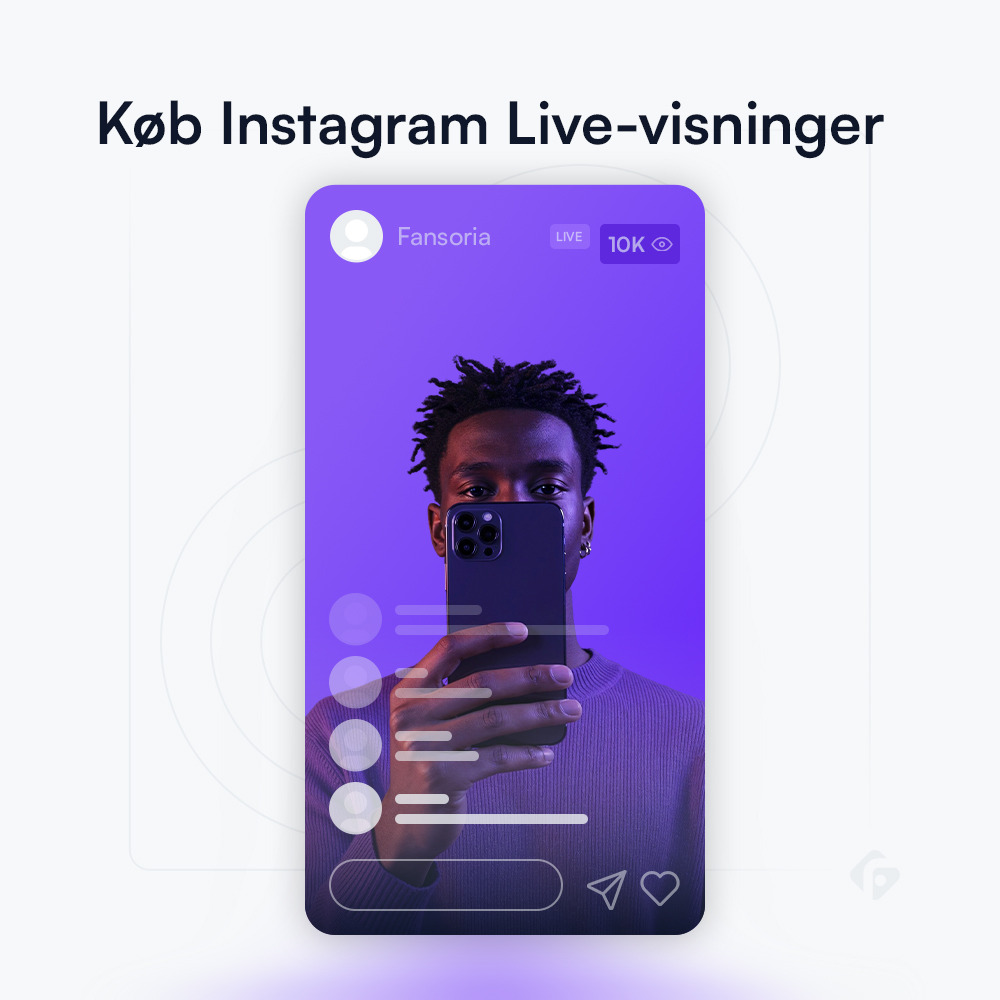 Køb Instagram Live Visninger