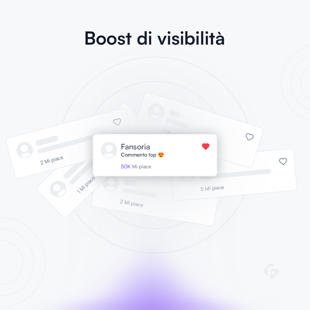 Mi piace ai commenti di Instagram