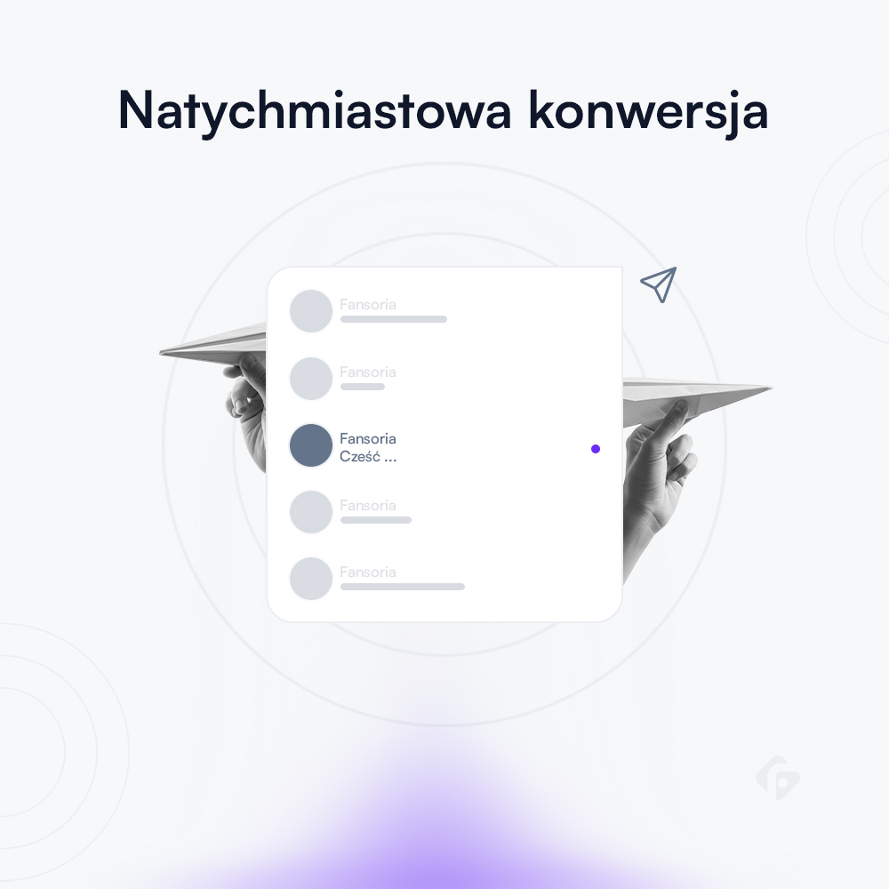 wiadomość bezpośrednia na Instagramie