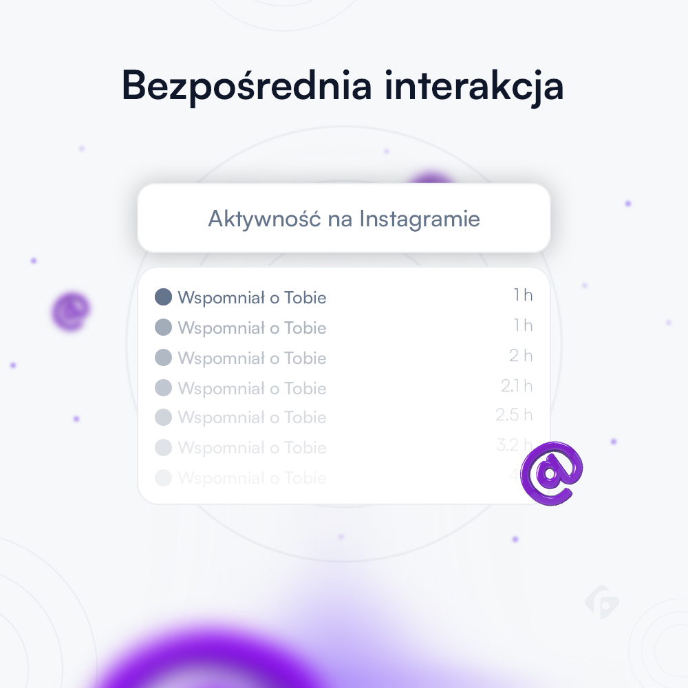 Wzmianki na Instagramie
