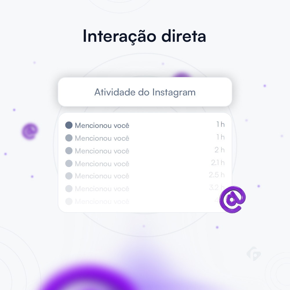 Menções no Instagram
