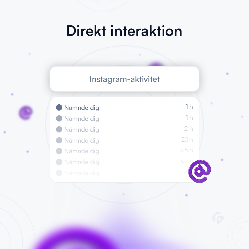 Instagram omnämnanden